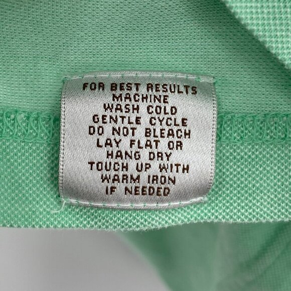 Peter Millar Tailored Fit Mint Green Polo Shirt Women's Size XL - Picture 4 of 4